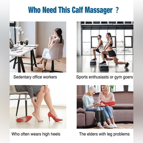 Fit King Leg and Calf Massager Black —New in Box - Picture 4 of 7